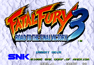 Fatal Fury 3 - Road to the Final Victory & Garou Densetsu 3 - haruka-naru tatakai Title Screen